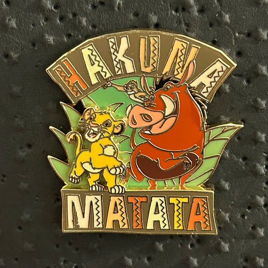 2024 - The Lion King - Timon, Pumbaa and Simba - Hakuna Matata - Disney Pin