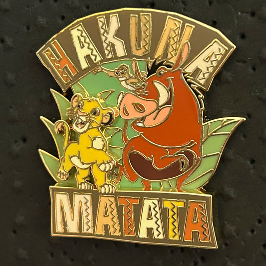 2024 - The Lion King - Timon, Pumbaa and Simba - Hakuna Matata - Disney Pin