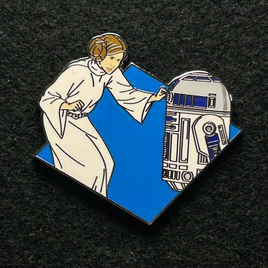 2024 - Princess Leia and R2-D2 - Droid - Star Wars - Disney Pin