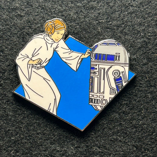 2024 - Princess Leia and R2-D2 - Droid - Star Wars - Disney Pin