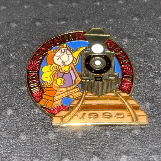 1995 - Cogsworth - Beauty and the Beast - Watch Collectors Club - Train - Disney Pin