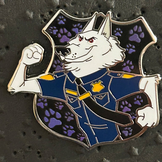 2024 - Wolf - Zootopia - ZPD - Mystery Pin