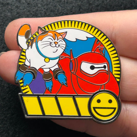 2024 - Baymax and Mochi - Big Hero 6 - Levels - Mystery Series - Disney Pin