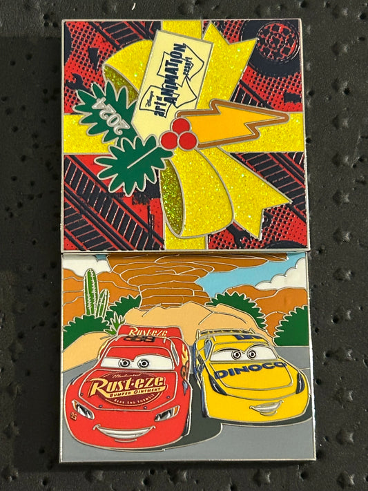 2024 - Lightning & Cruz - Cars - Christmas Gift Resort Series - LE 2,000 - Art of Animation - Disney Pin