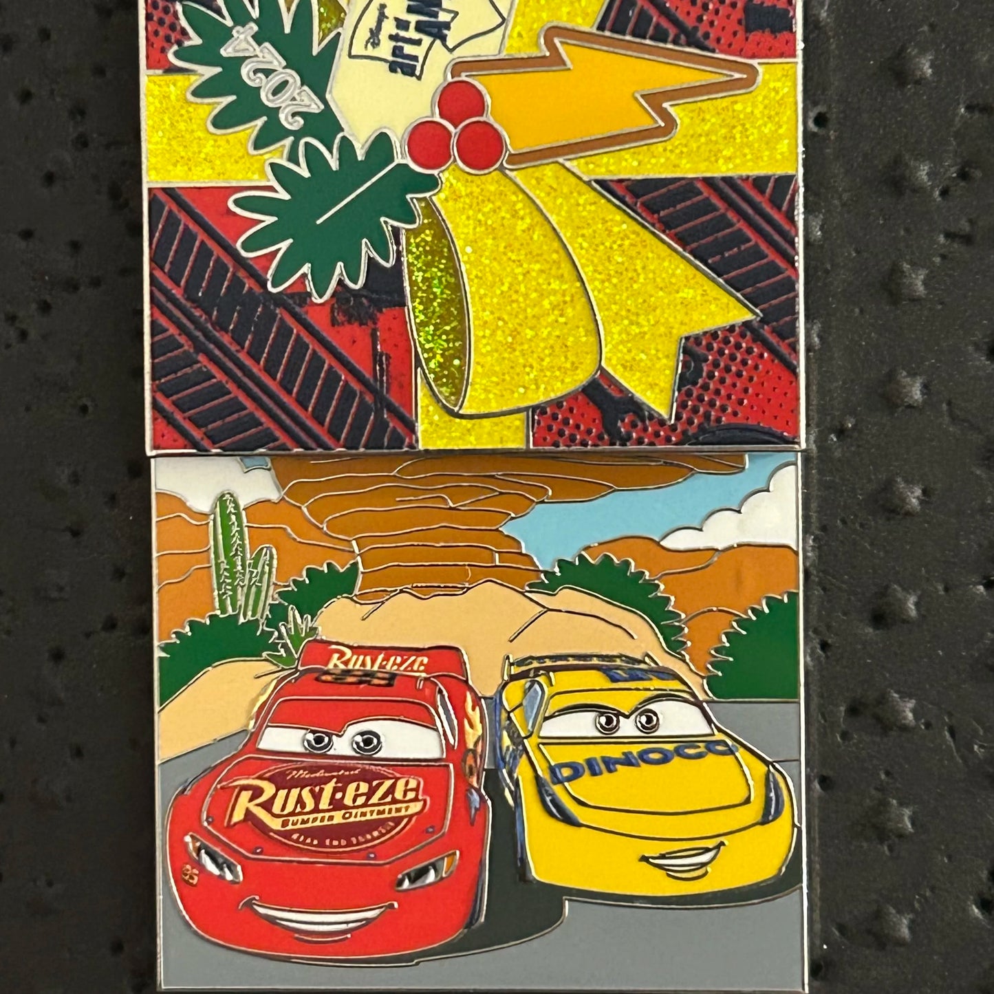 2024 - Lightning & Cruz - Cars - Christmas Gift Resort Series - LE 2,000 - Art of Animation - Disney Pin