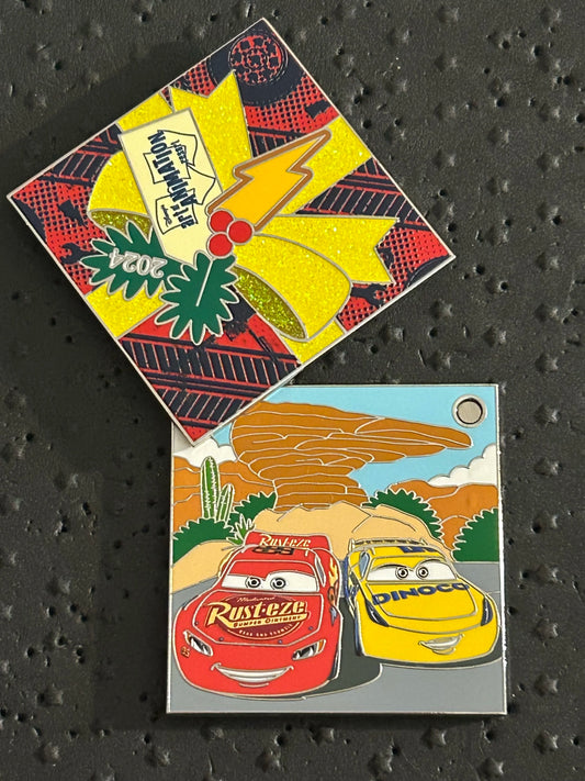 2024 - Lightning & Cruz - Cars - Christmas Gift Resort Series - LE 2,000 - Art of Animation - Disney Pin