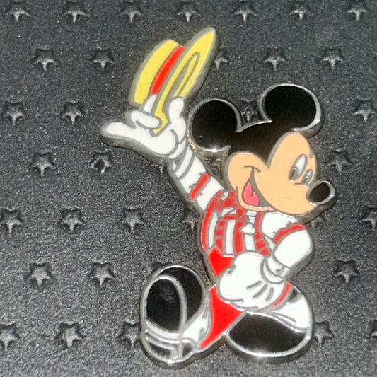 2015 - Mickey Mouse - Dapper Dan - Red Striped Vest and Straw Hat - Disney Pin
