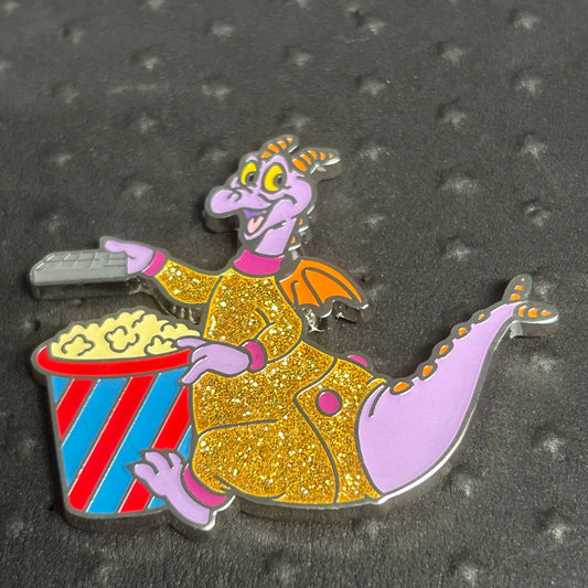 2024 - Figment - Eating Popcorn with Remote - Disney Pin