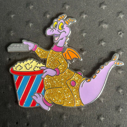 2024 - Figment - Eating Popcorn with Remote - Disney Pin