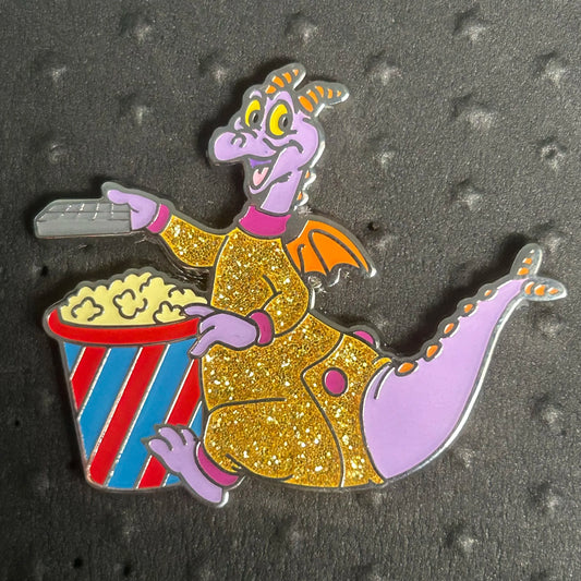 2024 - Figment - Eating Popcorn with Remote - Disney Pin