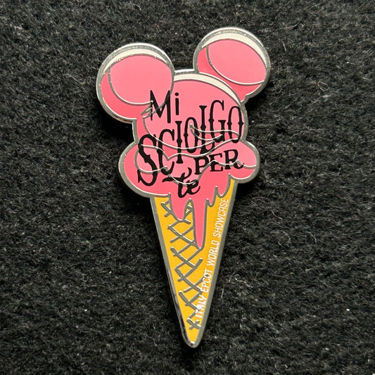 2020 - Mi Sciolgo Te Per - Italy - Epcot - World Showcase - Ice Cream - Disney Pin