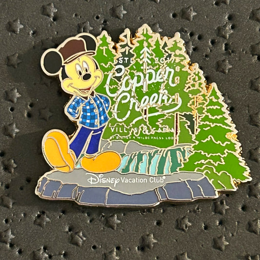 2017 - Mickey Mouse - Copper Creek Villas & Cabin - DVC - Disney Pin