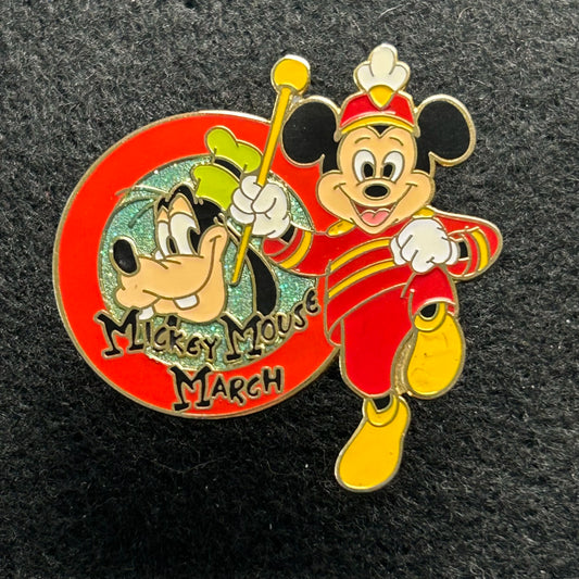 Mickey Mouse and Goofy - Mickey Mouse March - DS - Disney Pin