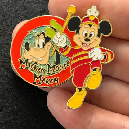 Mickey Mouse and Goofy - Mickey Mouse March - DS - Disney Pin