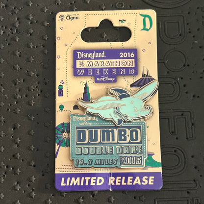 2016 - Dumbo - 19.3 Miles - runDisney- LR - Disney Pin
