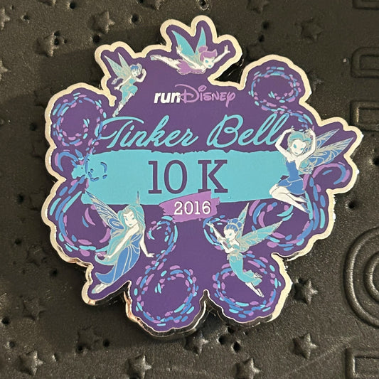 2016 - Tinker Bell and Fairy Friends - runDisney- 10k - LR - Disney Pin