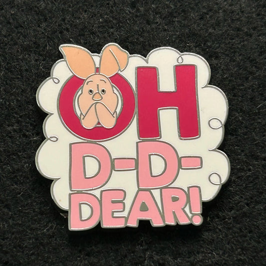 2022 - Piglet - Oh D D Dear - Winnie the Pooh - Mystery Series - Disney Pin