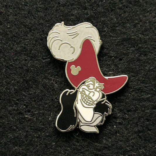 2019 - Captain Hook - Villain Faces - Hidden Mickey - Disney Pin