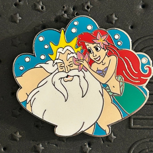 2023 - Ariel and King Triton - The Little Mermaid - Mystery Pin