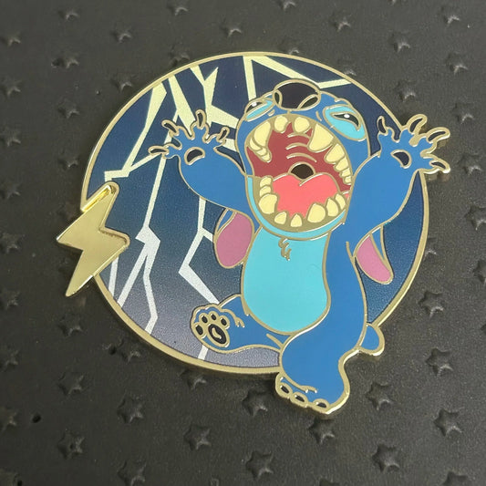2024 - Stitch - Roaring - Lightning - Golden Weather Icons - Disney Pin