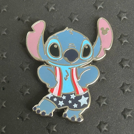2024 - Stitch - 4th of July - Hidden Disney - Pin