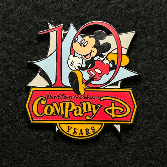2001 - Mickey Mouse - Company D - 10 Years - Cast Exclusive - Disney Pin