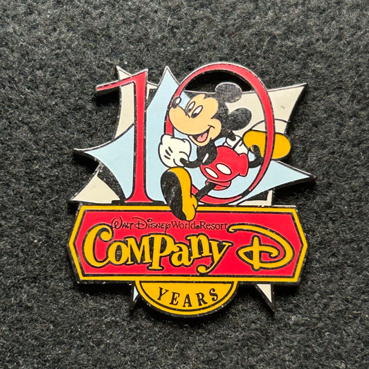 2001 - Mickey Mouse - Company D - 10 Years - Cast Exclusive - Disney Pin