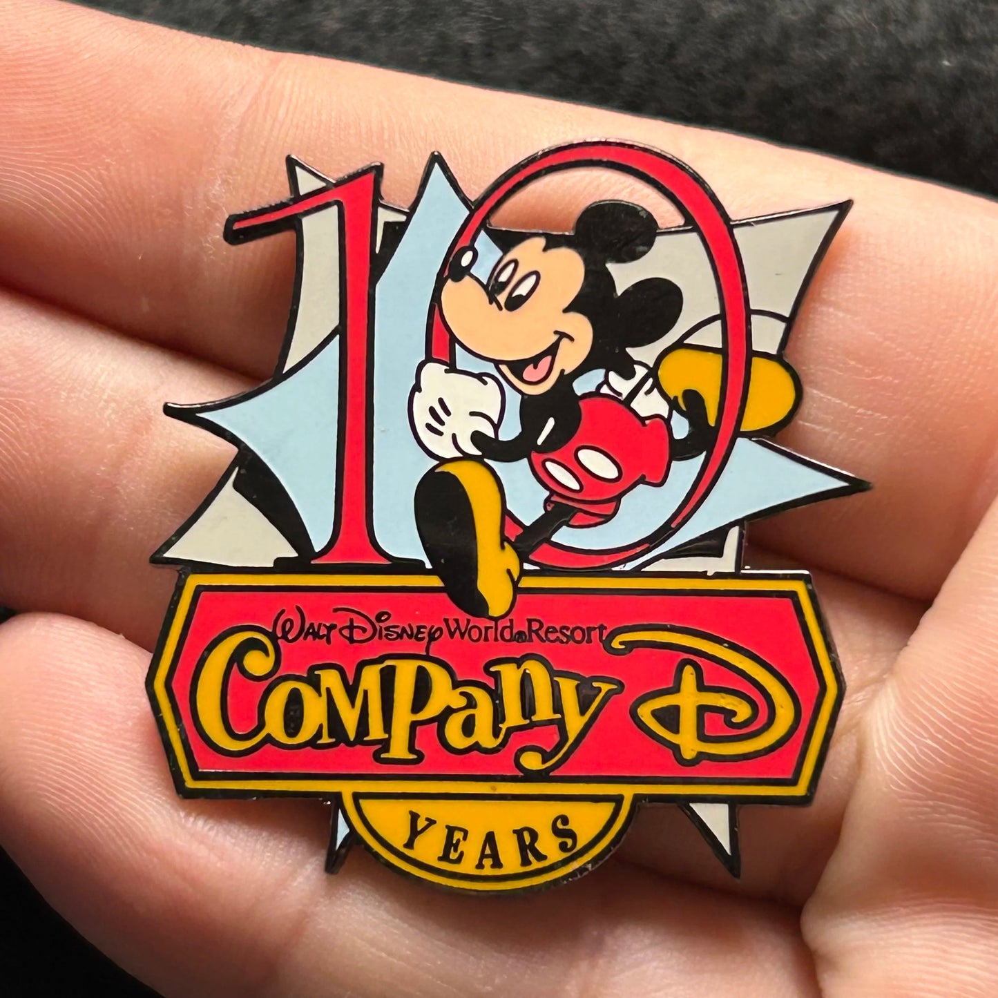 2001 - Mickey Mouse - Company D - 10 Years - Cast Exclusive - Disney Pin