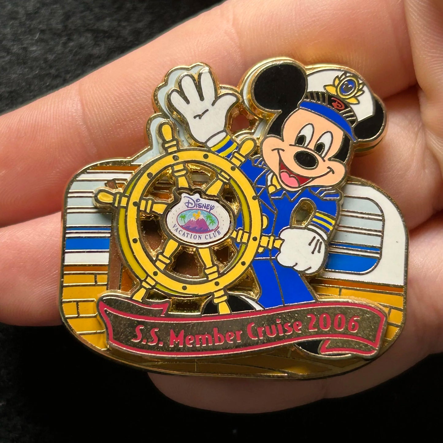 2006 - Captain Mickey - S.S. Member Cruise - DVC - LE 1,500 - Disney Pin