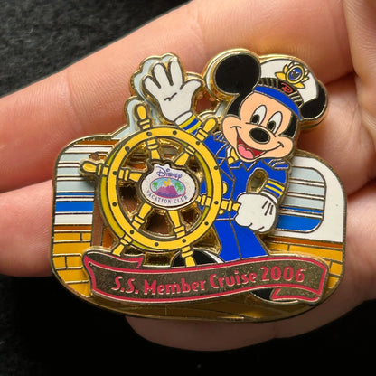 2006 - Captain Mickey - S.S. Member Cruise - DVC - LE 1,500 - Disney Pin