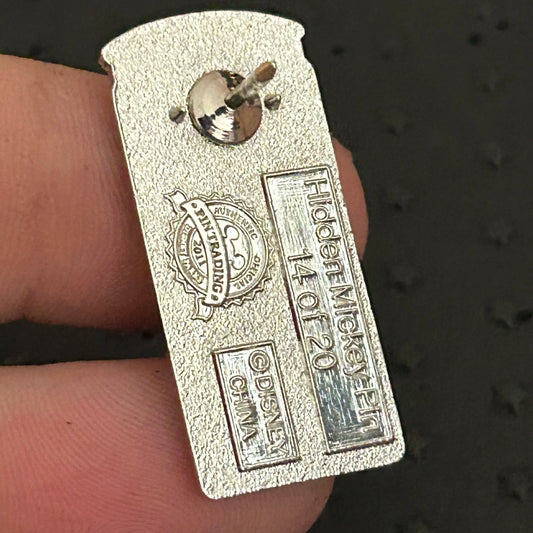 2011 - Telephone Booth - Chaser - WDW - Hidden Mickey - Disney Pin