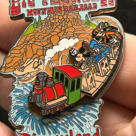 2001 - Mickey, Donald, and Goofy - DLR - Thunder Mountain - Disney Pin