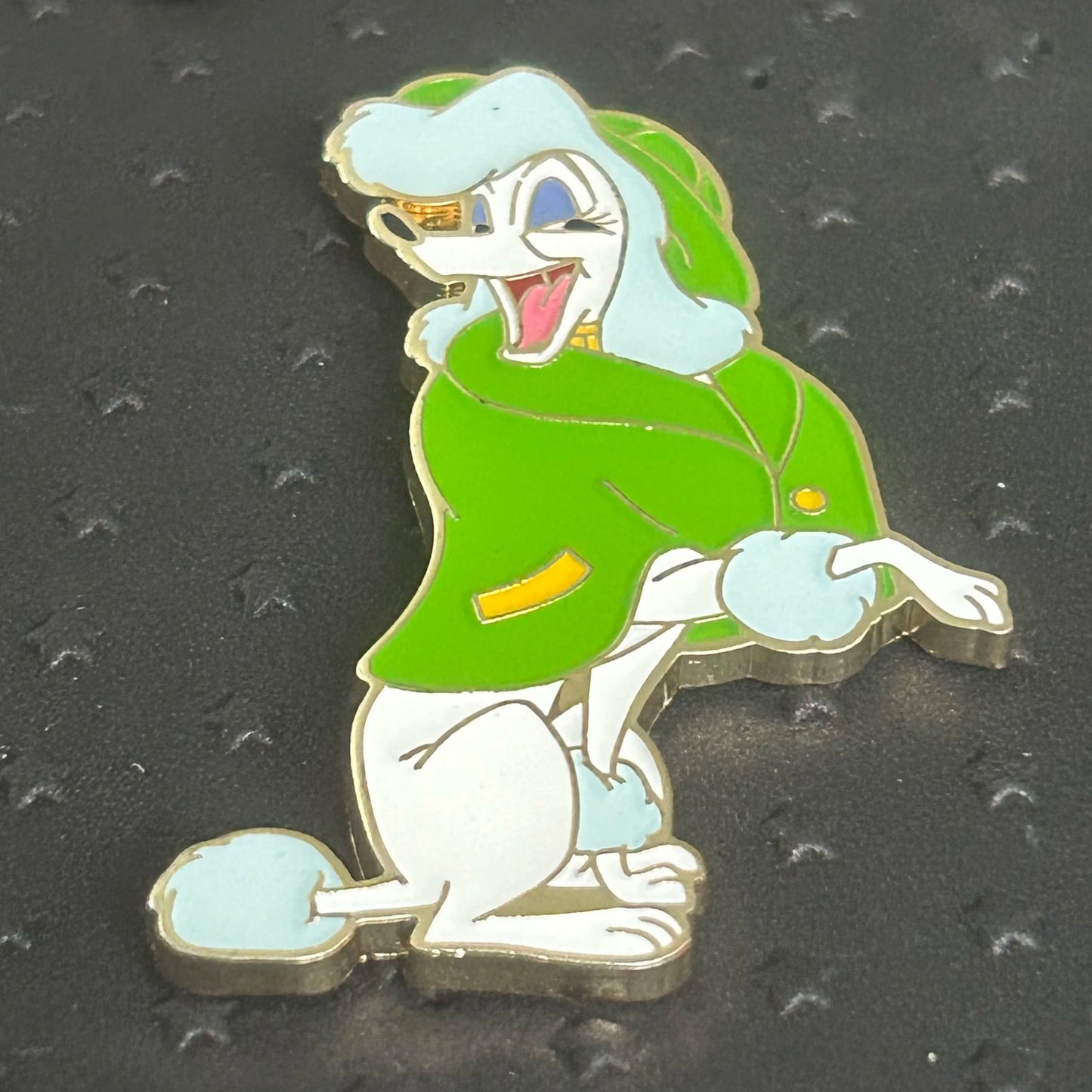 Loungefly - Georgette - Oliver and Company - Green Raincoat - Disney Pin