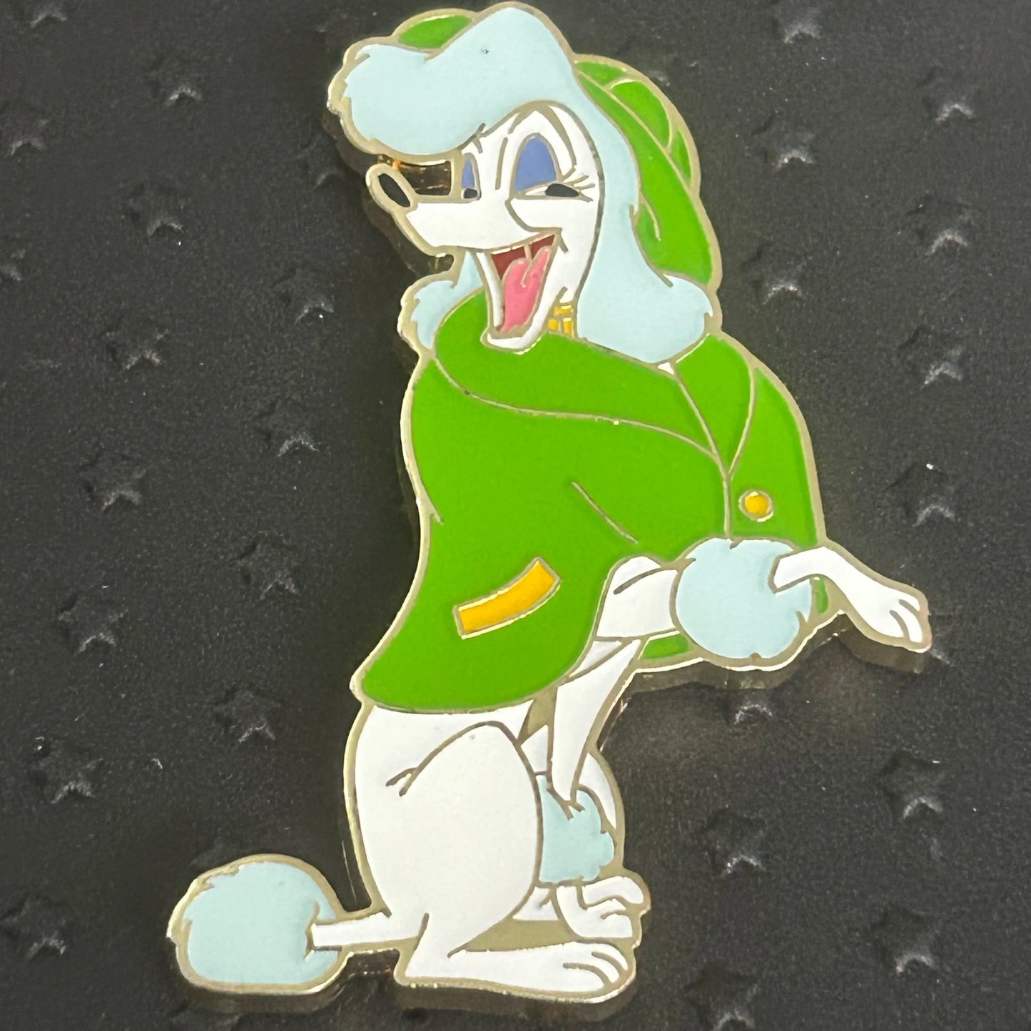 Loungefly - Georgette - Oliver and Company - Green Raincoat - Disney Pin