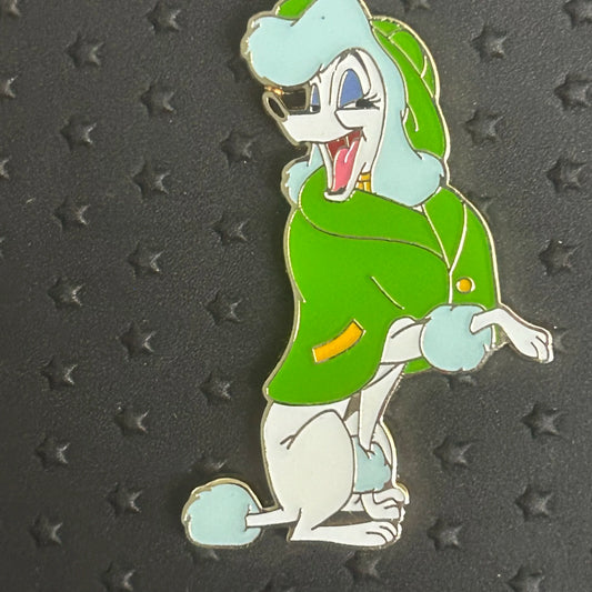 Loungefly - Georgette - Oliver and Company - Green Raincoat - Disney Pin
