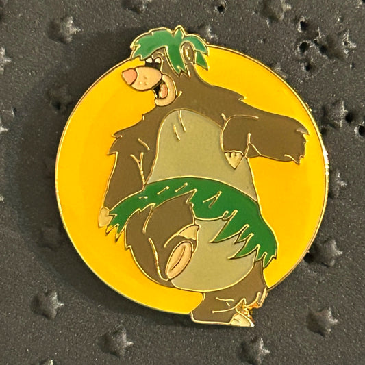 1993 - Baloo - Jungle Book - Disney Channel - 10th Anniversary- Disney Pin