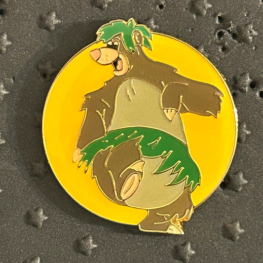 1993 - Baloo - Jungle Book - Disney Channel - 10th Anniversary- Disney Pin