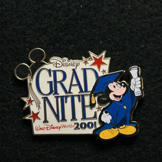 2001 - Mickey Mouse - Graduation Night - WDW - LE 4,000 - Disney Pin