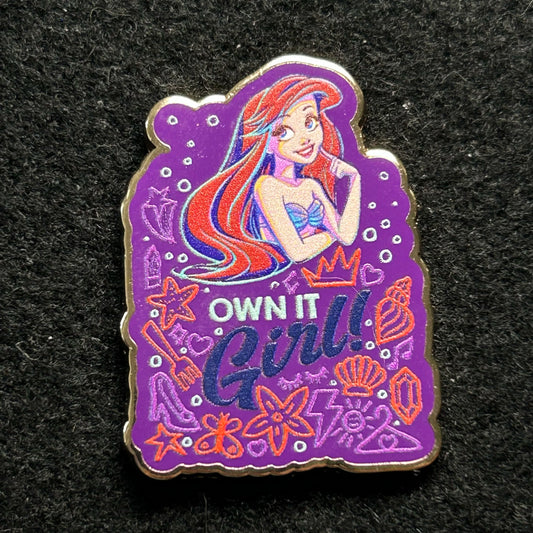 2022 - Ariel - Little Mermaid - Own it Girl - Princess Quote Series - Disney Pin