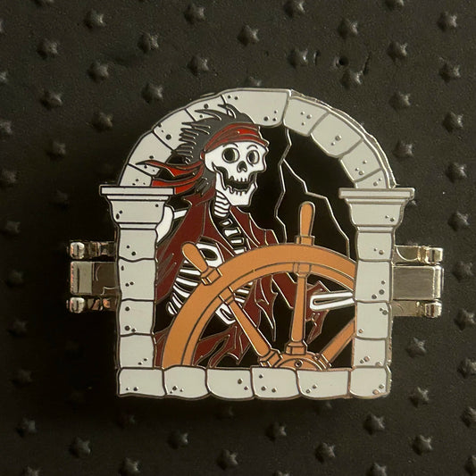 2022 - Pirates of the Caribbean - Pirates, Bird and Dog - Tri Fold - Hinge - Disney Pin