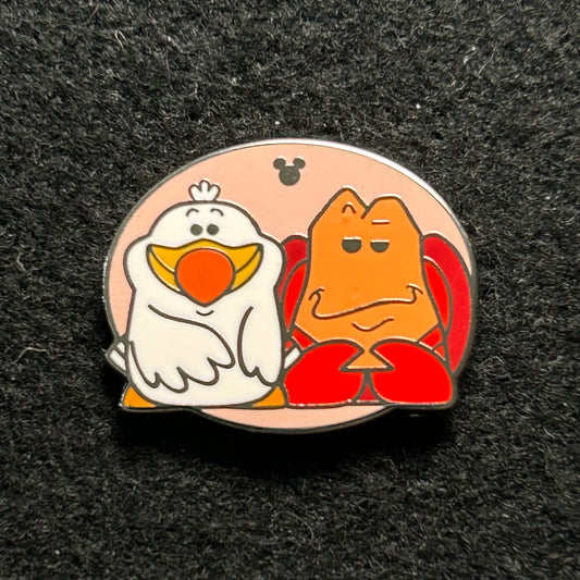 2019 - Sebastian and Scuttle - Little Mermaid - Hidden Mickey - Disney Pin