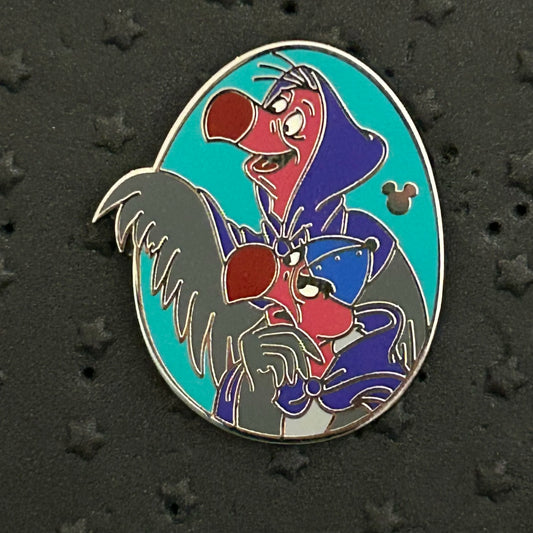 2014 - Nutsy & Trigger - Robin Hood - Hidden Mickey - DLR - Pin