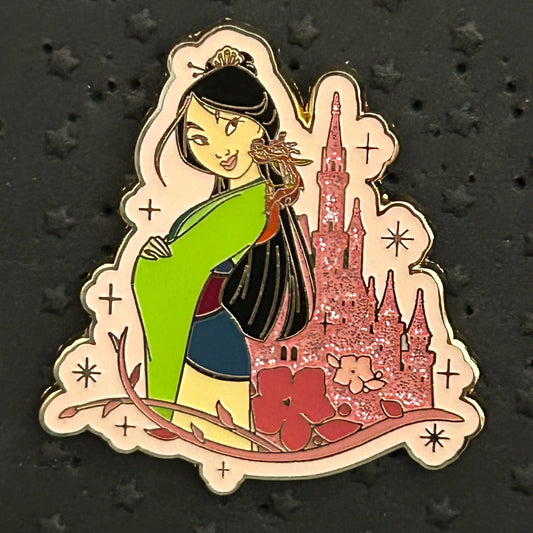 2018 - Mulan - Glitter Castle - Disney Pin