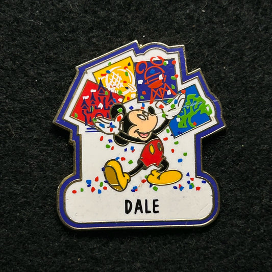 Dale - Mickey Mouse - Name Series - Disney Pin