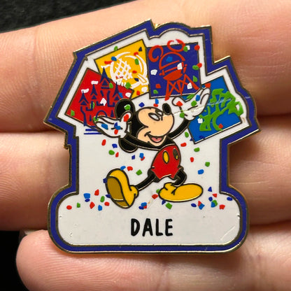 Dale - Mickey Mouse - Name Series - Disney Pin