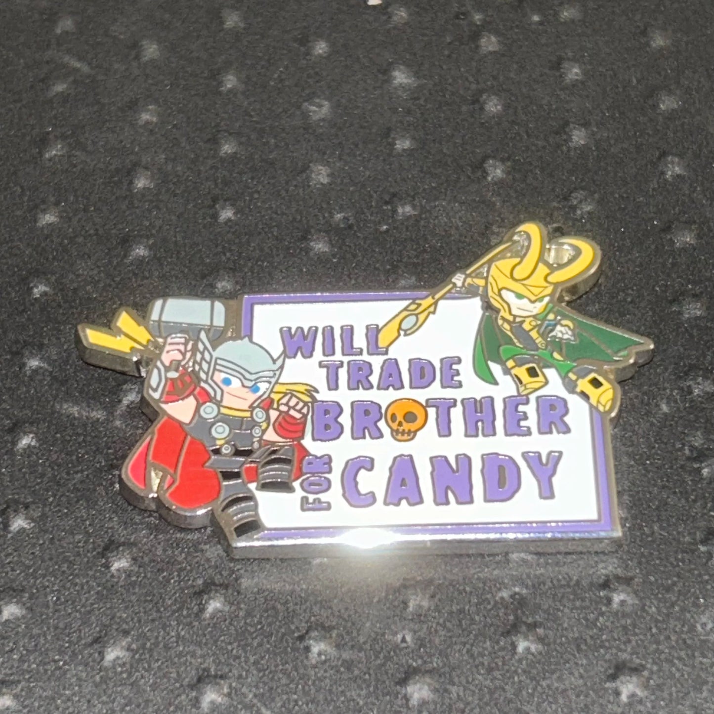 2020 - Thor and Loki - Marvel - Halloween - Will Trade Brother For Candy - Disney Pin