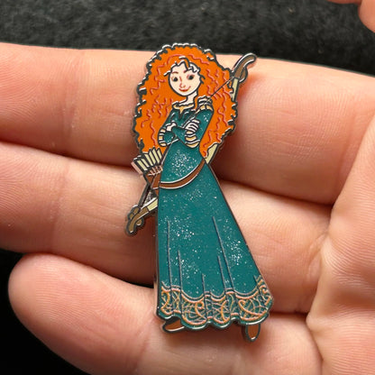 2023 - Merida - Full Body - Glitter Dress - Princess Series - Disney Pin