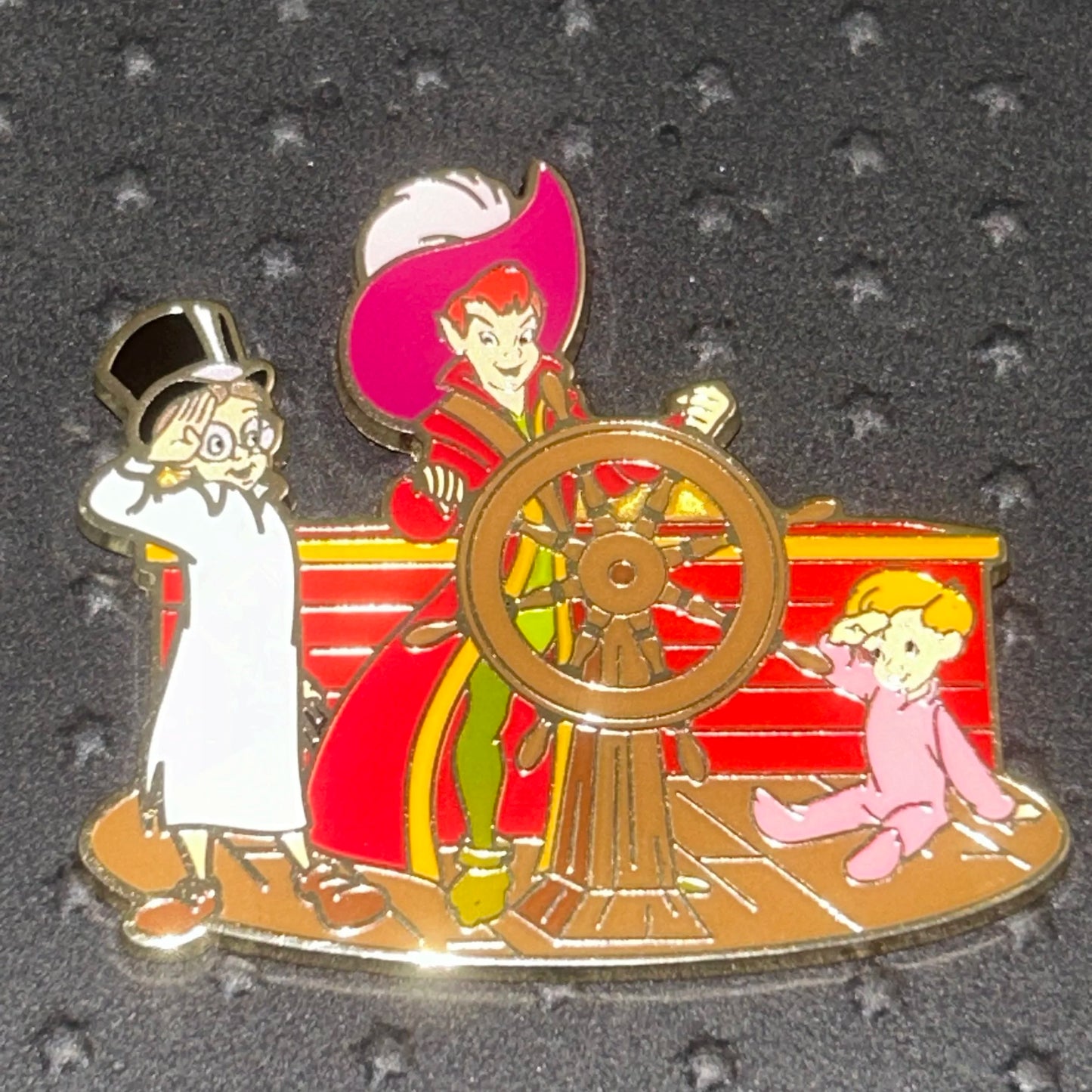 2022 - Peter Pan, John, and Michael Darling - Captain Hooks Ship - Disney Pin