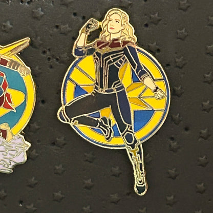 FULL SET - 2023 - Ms Marvel, Photon, and Captain Marvel - LR - Disney Pins
