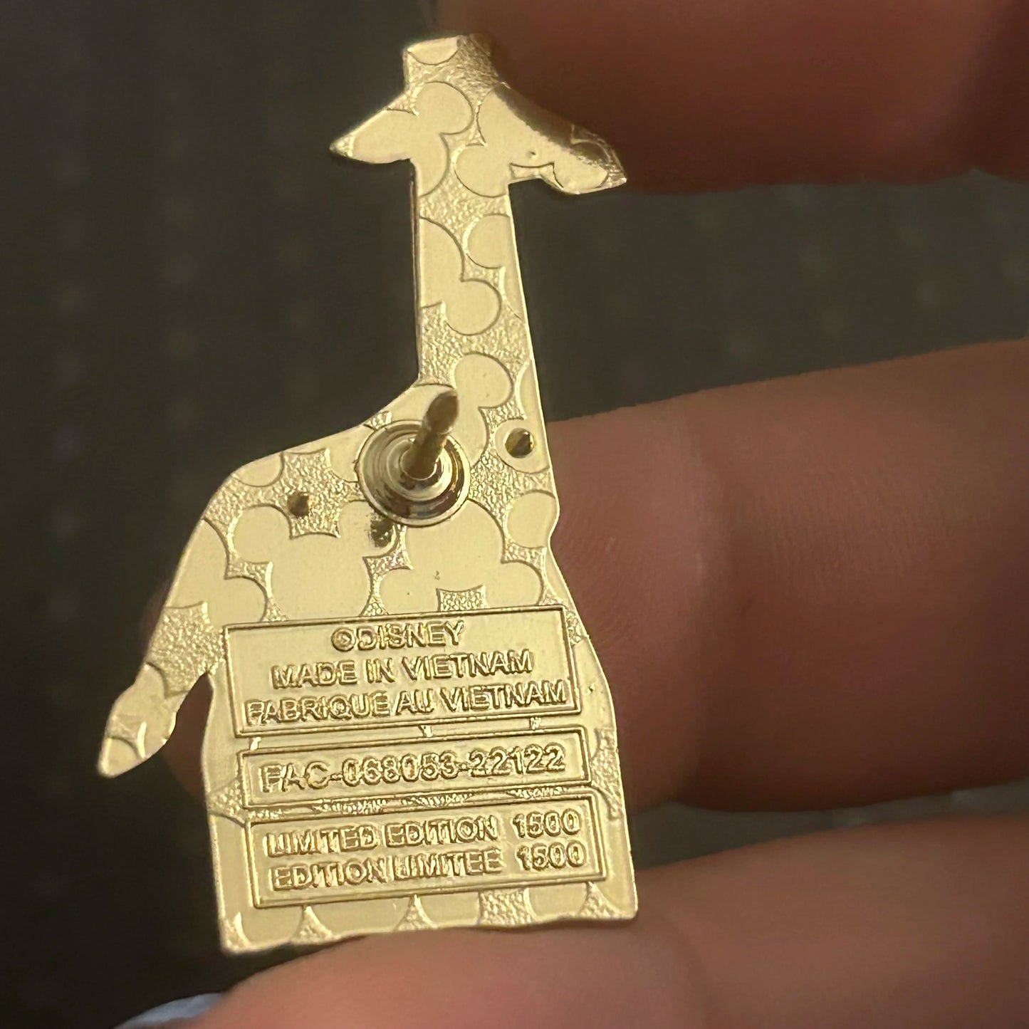 2022 - Giraffe - DAK - 50th Anniversary- LE 1,500 - Disney Pin